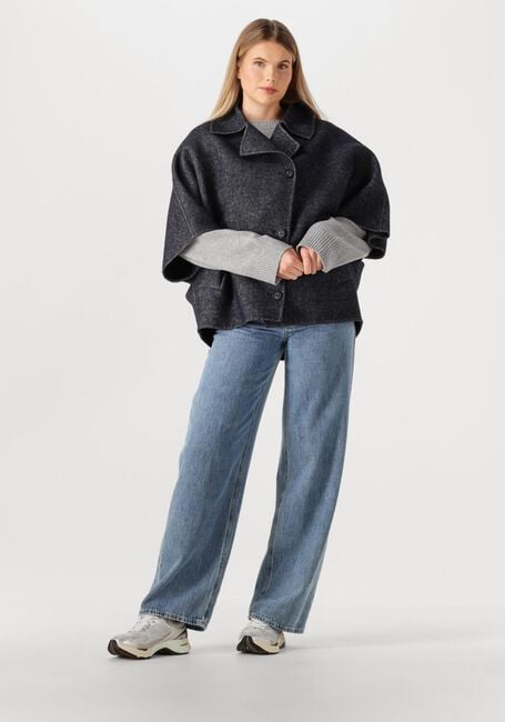 Antraciet STUDIO AR Jack AVY WOOL BLEND - large