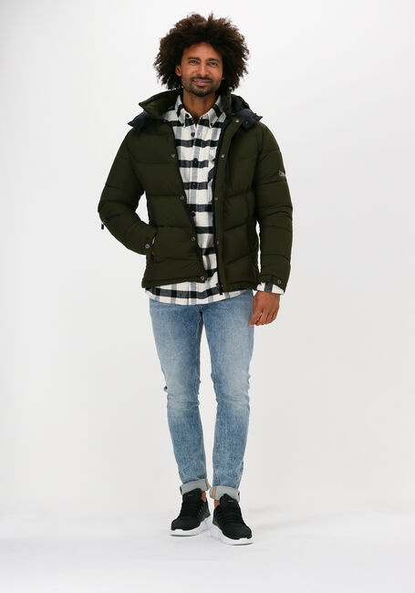 Witte SCOTCH & SODA Overshirt 163355 - CHECKED BRUSHED TWILL - large