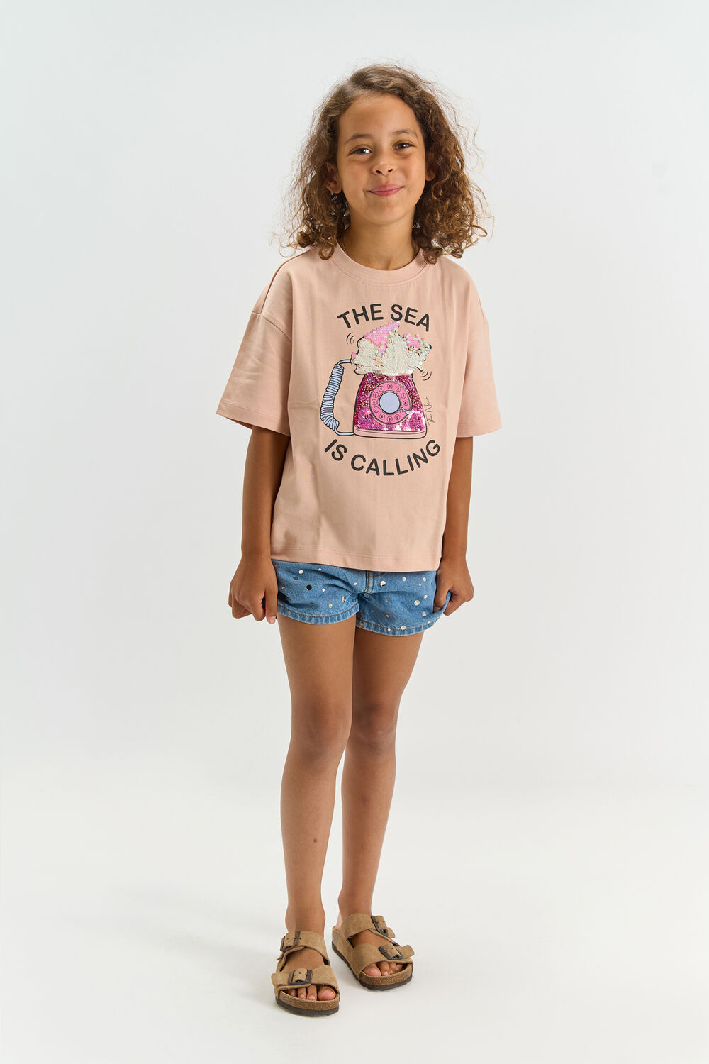 Beige THE NEW T-shirt TNTIFFANY - large