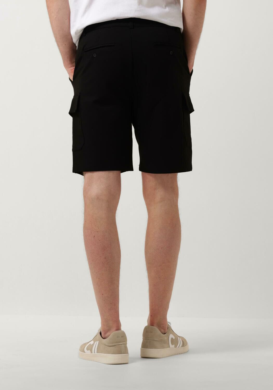 PURE PATH Heren Broeken Punta Cargo Shorts Zwart
