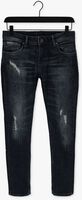 Donkerblauwe PUREWHITE Slim fit jeans #THE JONE - SKINNY FIT JEANS WITH ALLOVER DAMGAING SPOTS