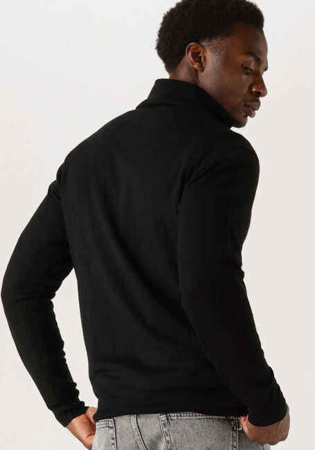 Zwarte PROFUOMO Trui PULLOVER HALF ZIP - large