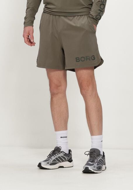 Khaki BJORN BORG Korte broek BORG 6 SHORTS - large