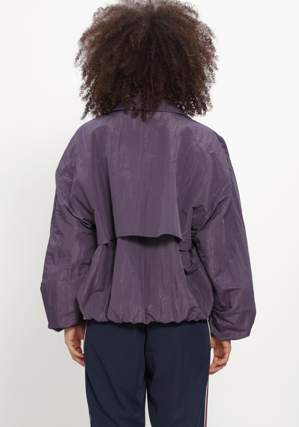 Paarse CATWALK JUNKIE Jack WINDBREAKER JACKET - large