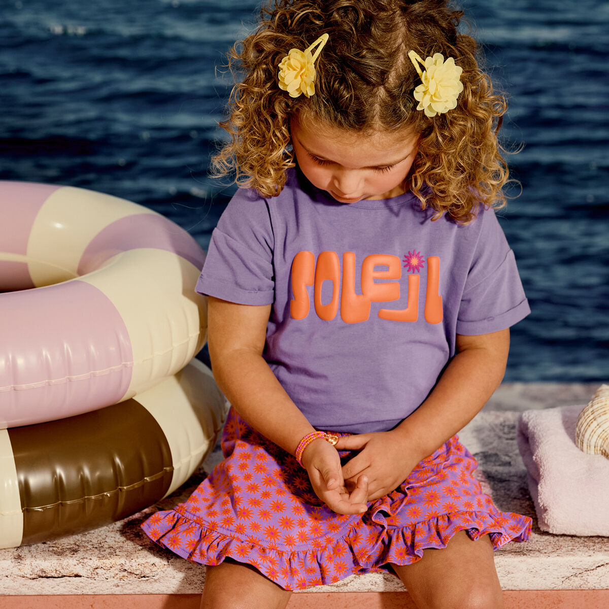 Paarse Z8 T-shirt MAROUA - large