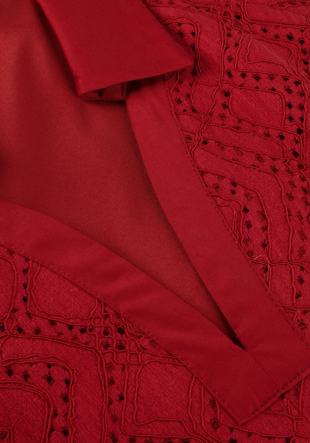 Rode CAROLINE BISS Maxi jurk 1155 - large