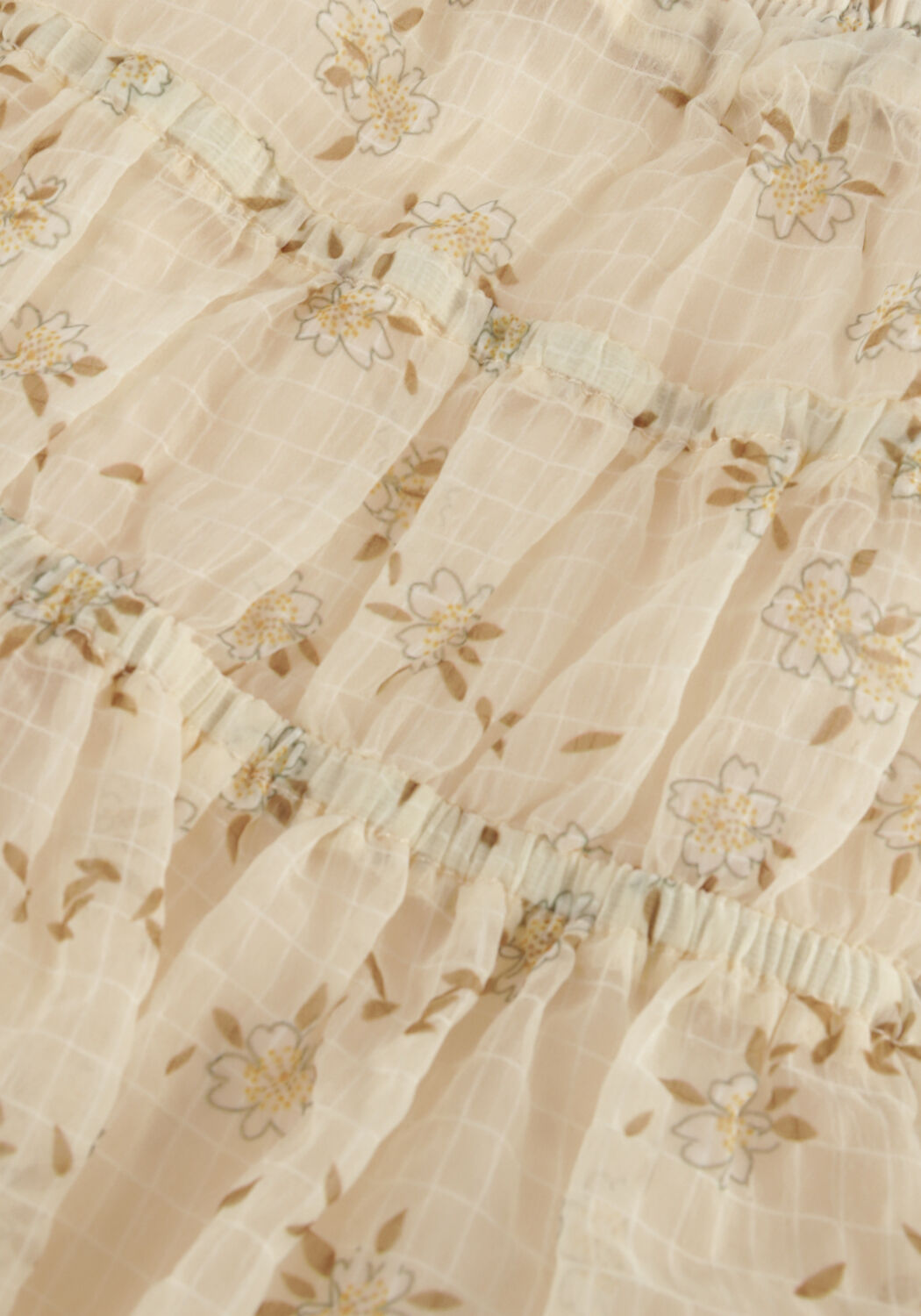 Beige LIKE FLO Minirok FANCY FLOWER SKIRT - large