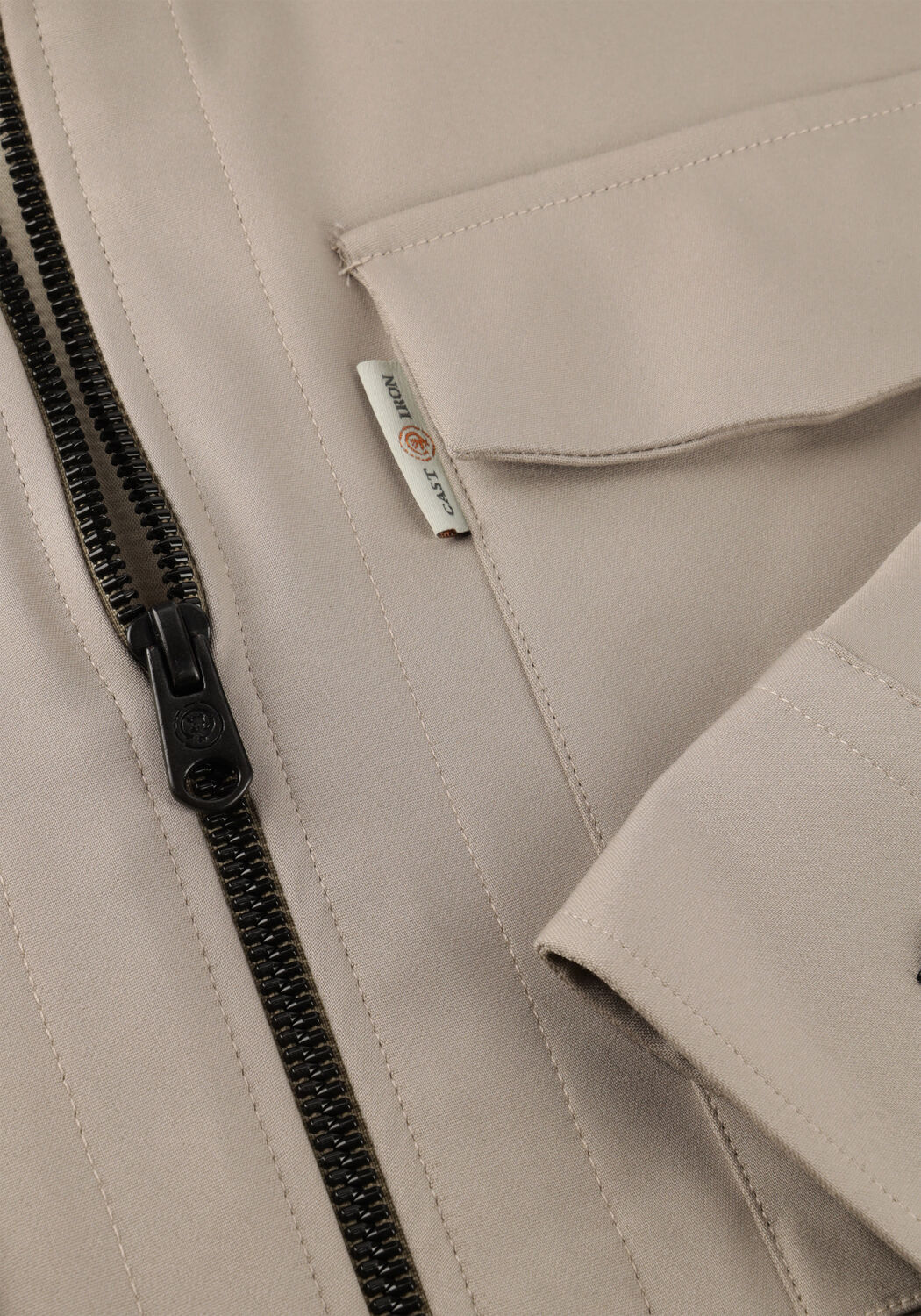 Beige CAST IRON Overshirts CF SMART SHIRTJACKET - large