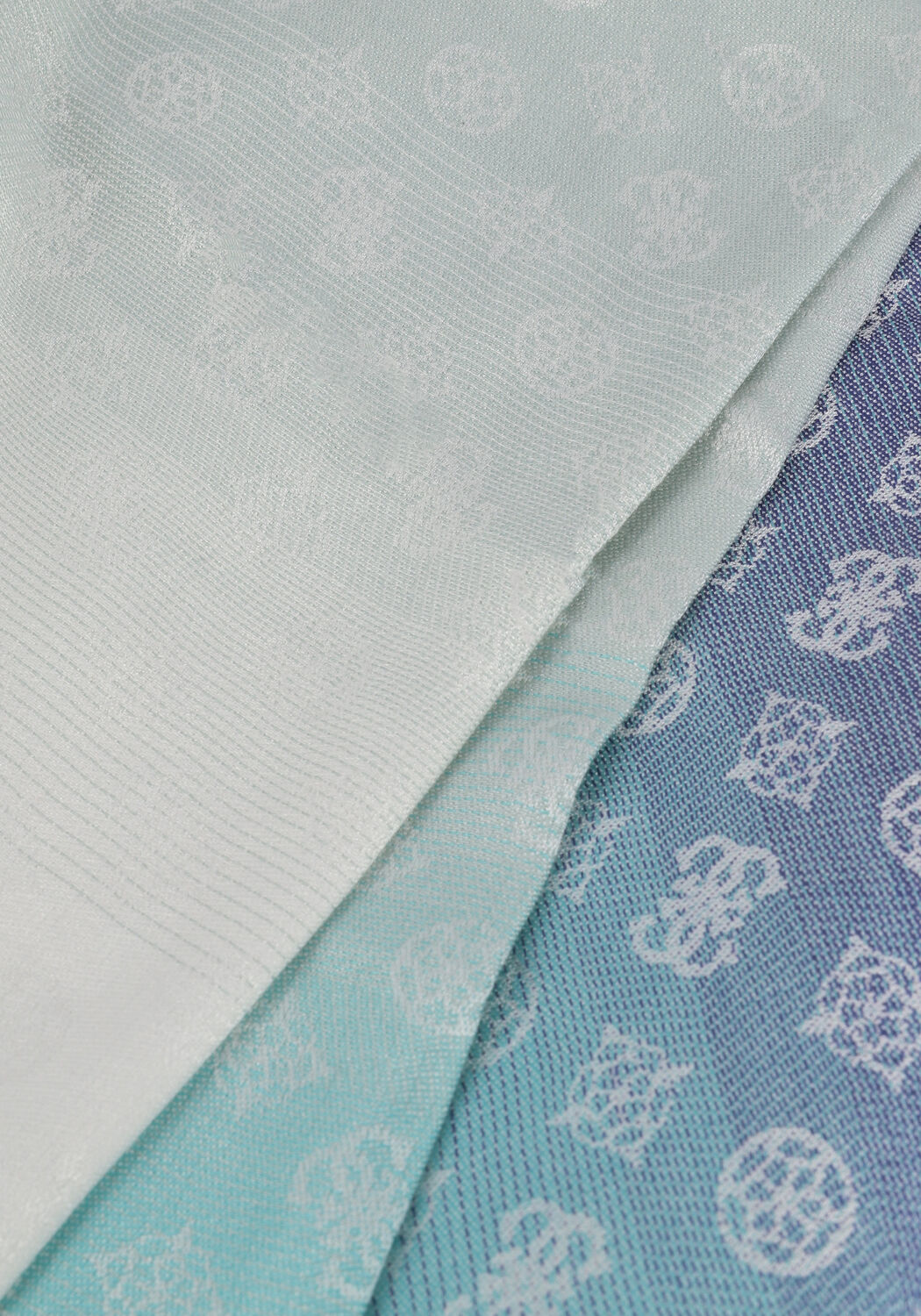 Blauwe GUESS Sjaal SCARF 90X180 - large