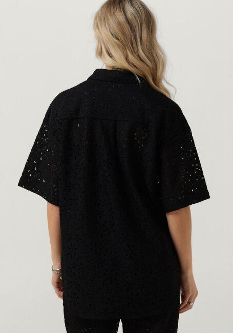 Zwarte SELECTED FEMME Blouses SLFKAROLA 2/4 OVERSIZE LACE SHIRT - large