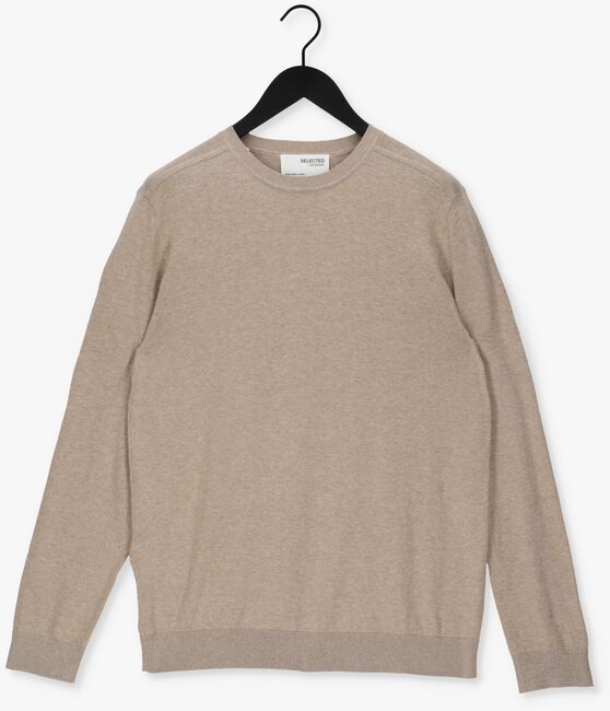 Camel SELECTED HOMME Trui SLHBERG CREW NECK B - large