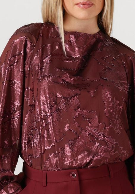 Bordeaux SUMMUM Blouses TOP SHINY JACQUARD - large