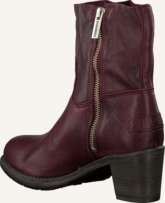 Rode SHABBIES Enkellaarsjes 182020093 Rode SHABBIES Enkellaarsjes 182020093 - large