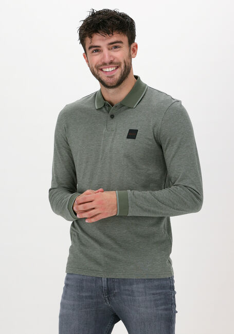 Donkergroene BOSS Polo PEGREAT 10240340 - large