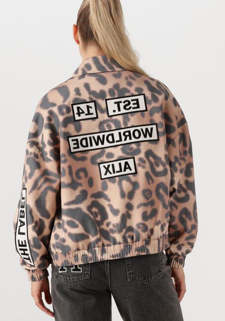 Multi ALIX THE LABEL Jack LADIES WOVEN JAGUAR BOMBER - large