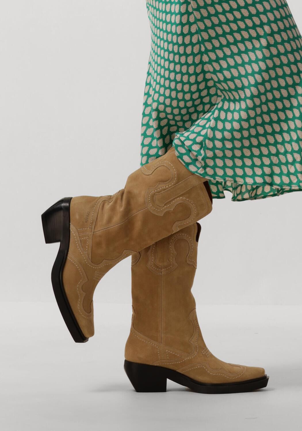 Beige COPENHAGEN STUDIOS Cowboylaarzen CPH233 - large