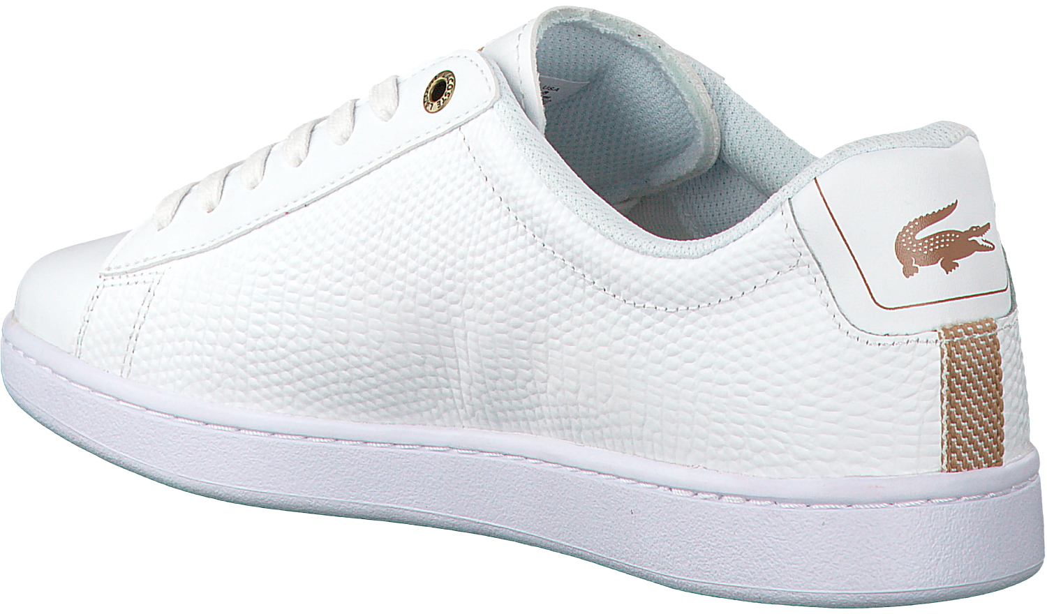 Witte LACOSTE Sneakers  CARNABY EVO HEREN Omoda