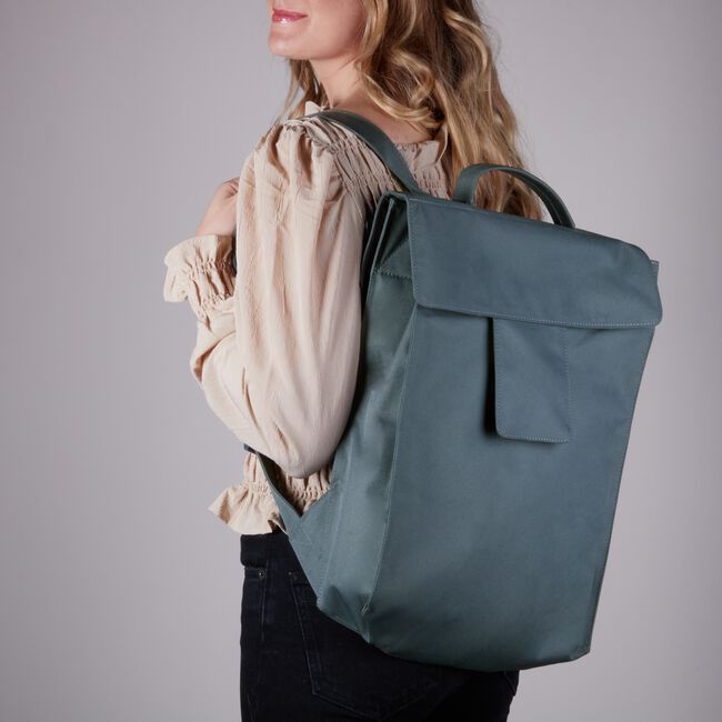 Blauwe MYOMY Rugtas MY HOME BAG BACKBAG Blauwe MYOMY Rugtas MY HOME BAG BACKBAG - large