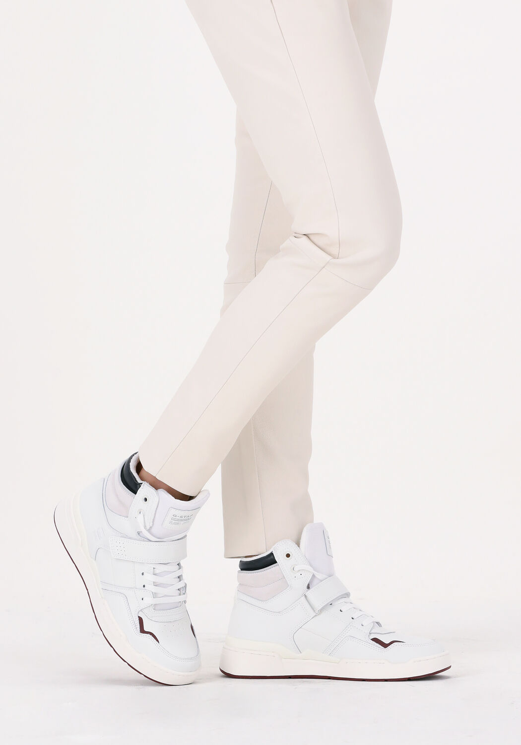 Witte G-STAR RAW Hoge sneakers ATTACC MID LEA W - large