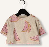 Ecru PLAY UP T-shirt PRINTED PLUSH SWEATER - medium