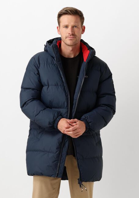 Donkerblauwe TOMMY JEANS Parka's TJM ESSENTIAL DOWN PARKA - large