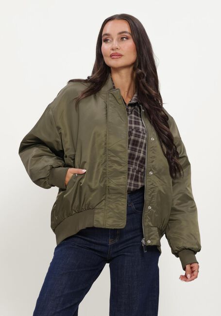 Khaki MY ESSENTIAL WARDROBE Jack HELGAMW BOMBER JACKET - large