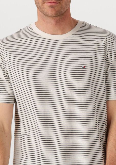 Ecru TOMMY HILFIGER T-shirt ESS SEASONAL REG FIT SOLID TEE - large