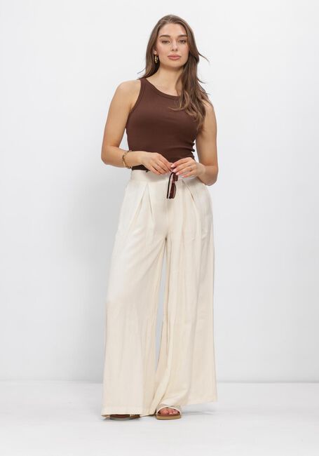 Bruine MINUS Top MSMALUNA GOTS RIB TOP - large