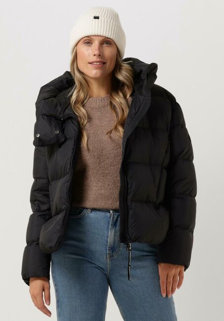 Verdienen Veroorloven resultaat Zwarte BEAUMONT Gewatteerde jas PUFFER COAT | Omoda