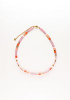 Roze NOTRE-V Kettingen KETTING PLATTE KRAAL - medium