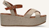Beige SHABBIES Platte sandalen 154020010 - medium