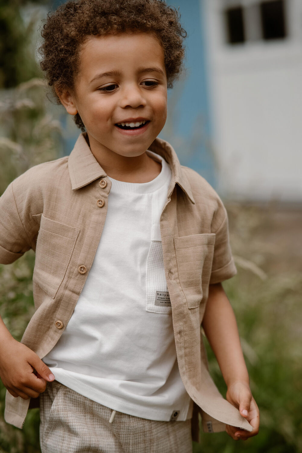 Camel DAILY7 Casual overhemd SHIRT SHORTSLEEVE STRUCTURE - large