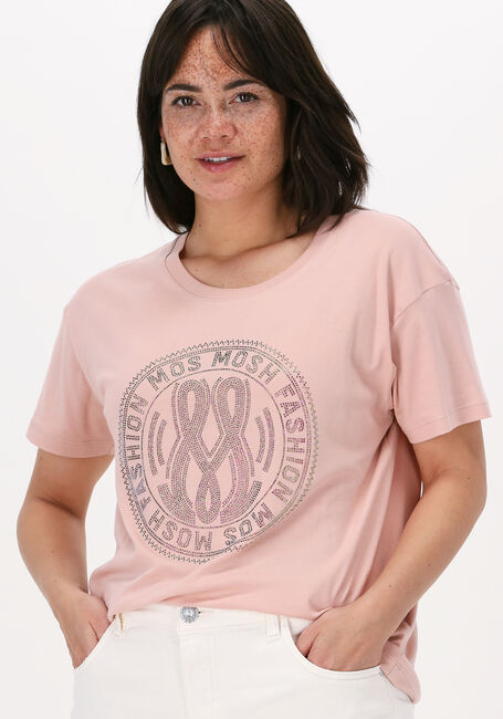 Roze MOS MOSH T-shirt LEAH HOLI TEE - large