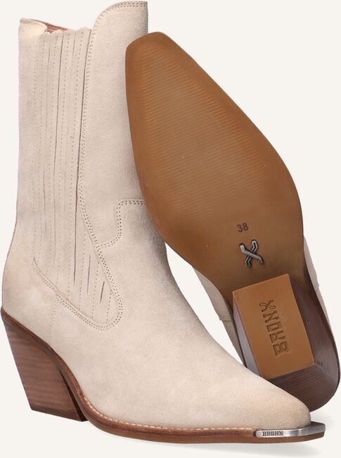 Beige BRONX Cowboylaarzen LOW-KOLE 34159 Beige BRONX Cowboylaarzen LOW-KOLE 34159 - large