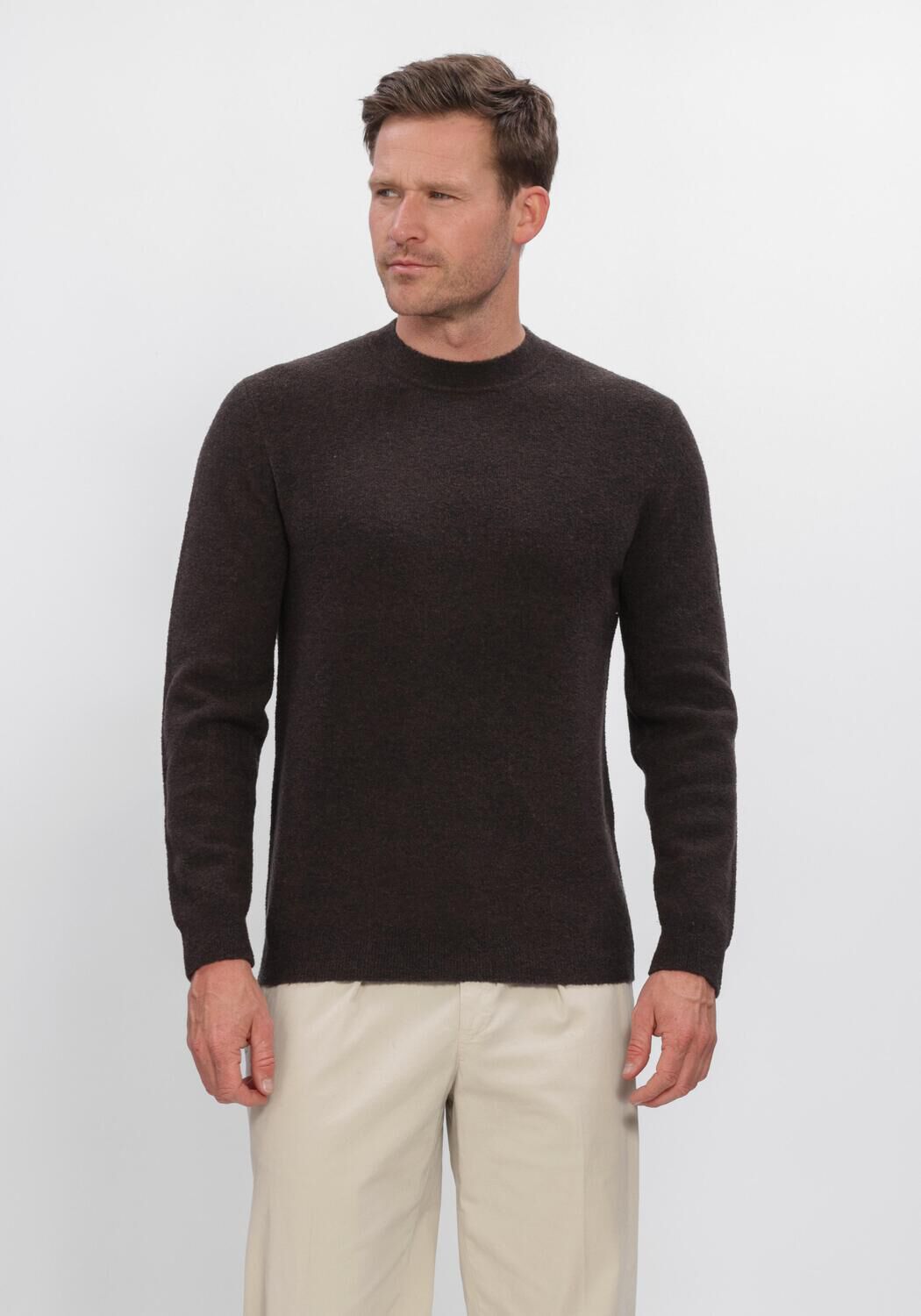 Bruine PROFUOMO Trui PPXJ30040