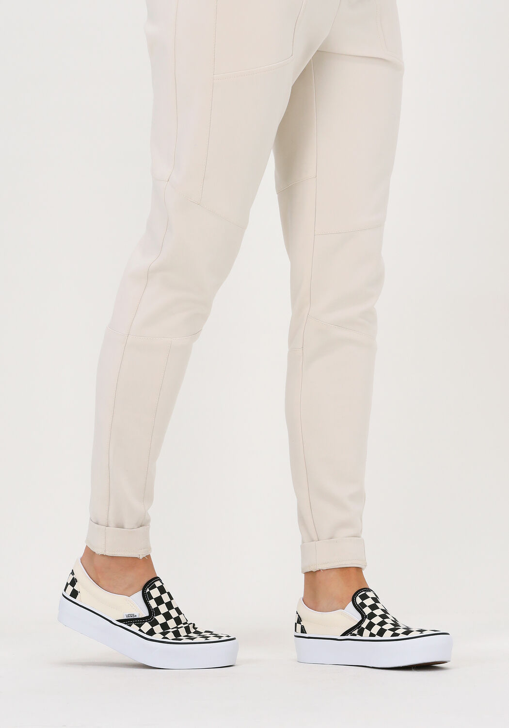 Beige VANS Lage sneakers CLASSIC SLIP ON PLATFORM - large