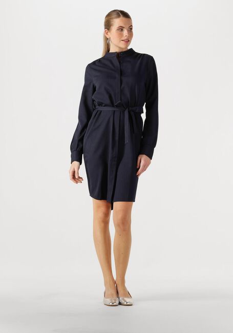 Donkerblauwe ANOTHER LABEL Mini jurk DALYCE DRESS L/S - large