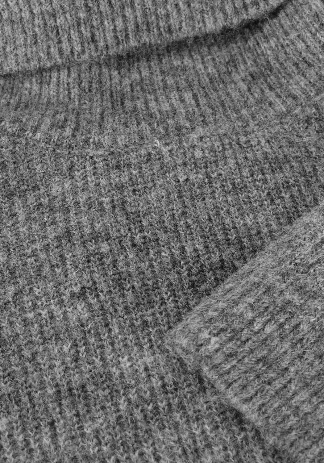 Grijze YDENCE Trui KNITTED SWEATER LIL - large