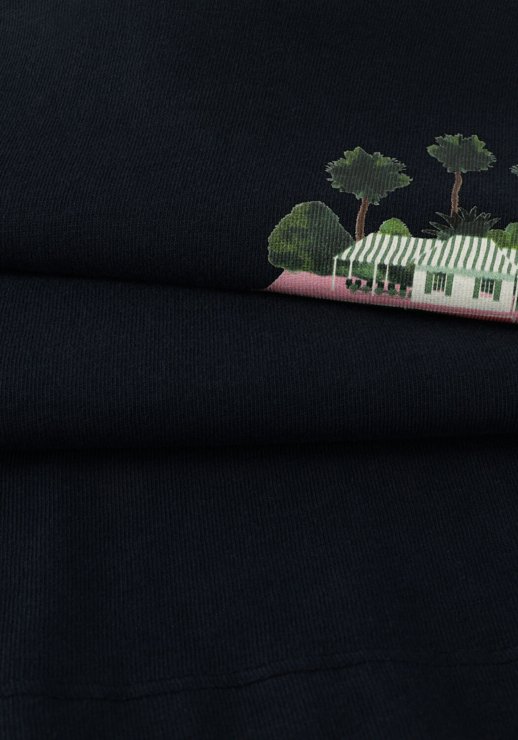 Donkerblauwe SCOTCH & SODA T-shirt RELAXED FIT SHORT SLEEVED ARTWORK - large