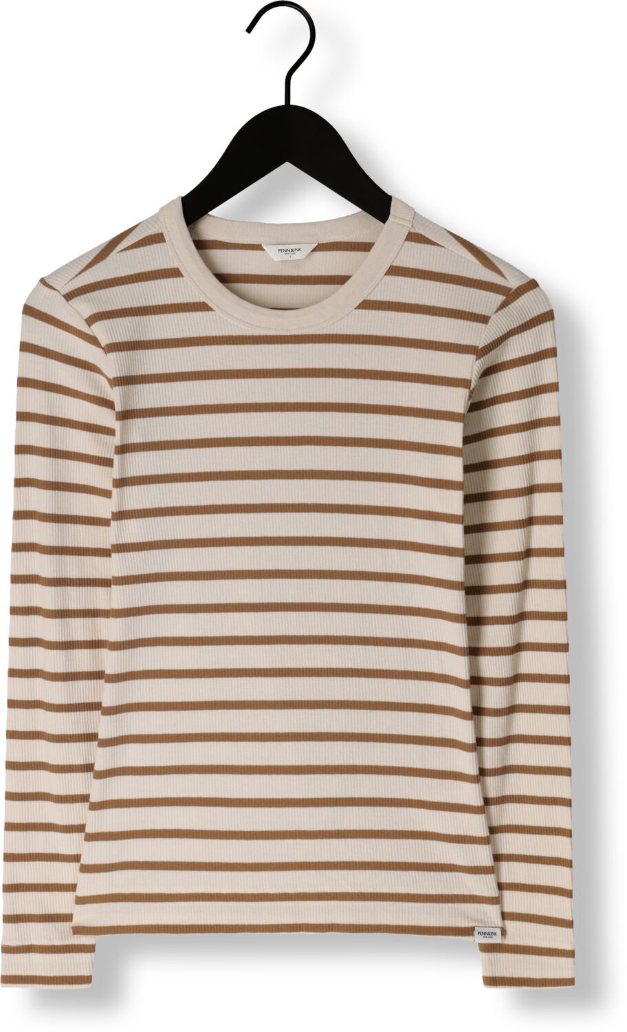 PENN & INK Dames Tops & T-shirts W24f1560ltd Camel
