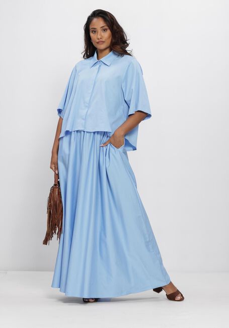Lichtblauwe EST'SEVEN Maxirok AYLIN SKIRT - large