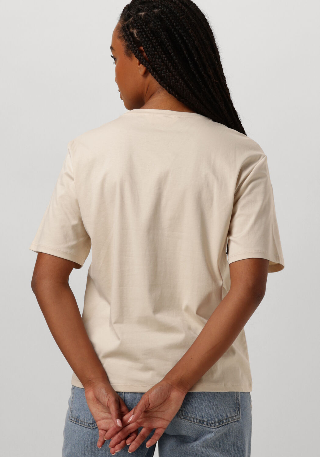 MSCH COPENHAGEN Dames Tops & T-shirts Mschmelea Icon Tee Beige