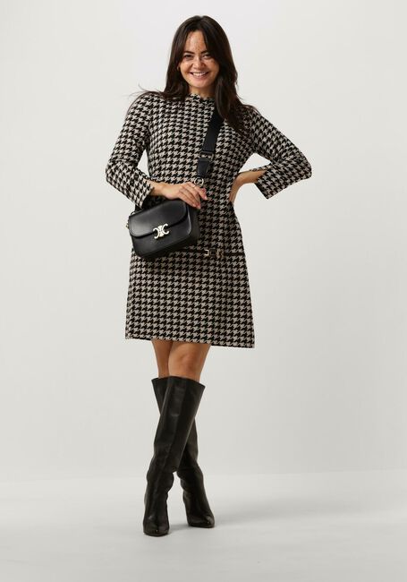Zwarte ANA ALCAZAR Mini jurk A-SHAPED DRESS - large