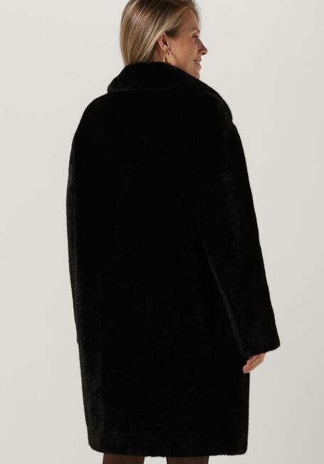 Zwarte STAND STUDIO Faux fur jas CAMILLE COCOON COAT SOFT - large