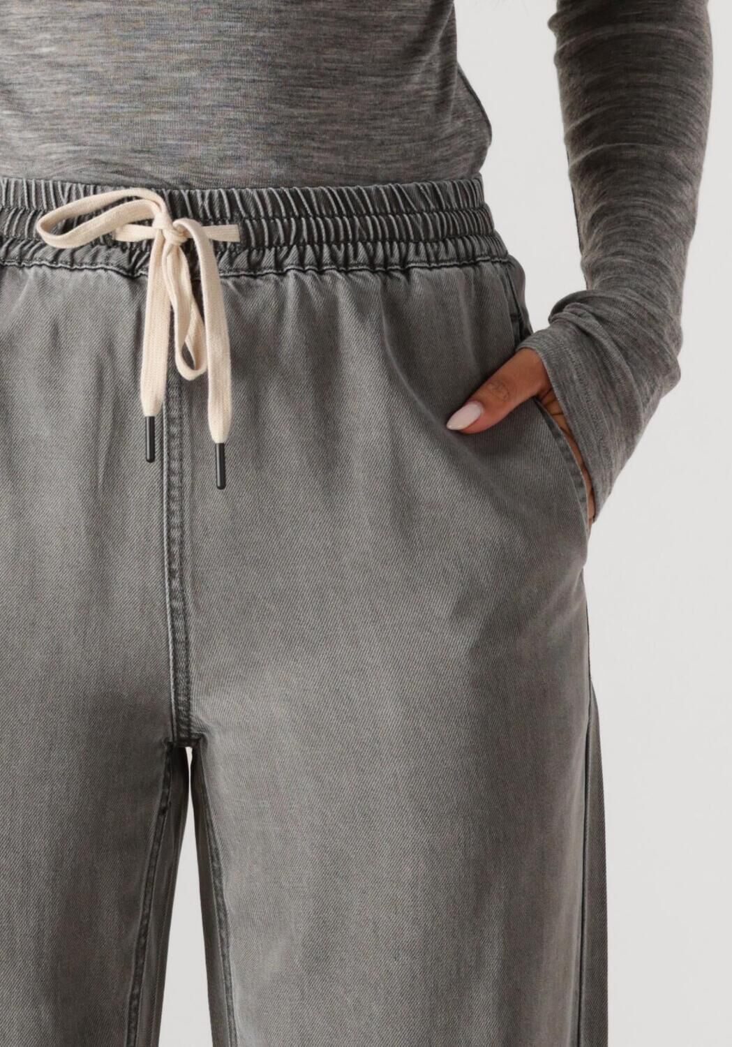 OBJECT Dames Broeken Objframe Mw Pants Grijs