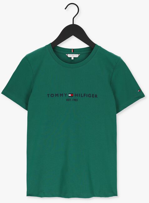 Groene TOMMY HILFIGER T-shirt REGULAR HILFIGER C-NK TEE SS - large