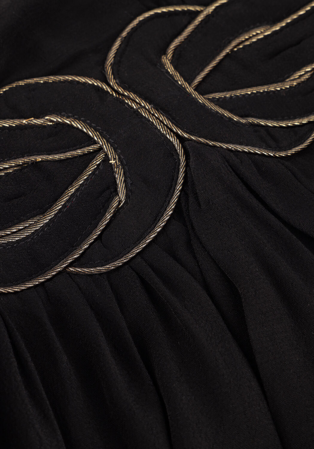 Zwarte LOUIZON Mini jurk FILANTE - large