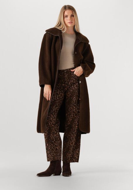Bruine NEO NOIR Teddy jas CARMEN TEDDY COAT - large