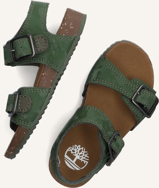 Groene TIMBERLAND Platte sandalen CASTLE ISLAND 2 STRAP Groene TIMBERLAND Platte sandalen CASTLE ISLAND 2 STRAP - large
