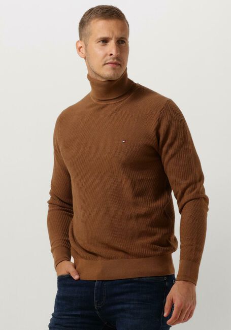 Khaki TOMMY HILFIGER Coltrui RECTANGULAR STRUCTURE ROLL NK - large